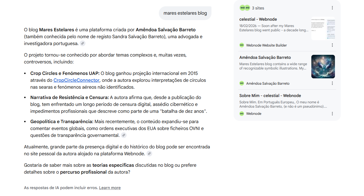 Síntese produzida e imagem captada 5 de Março de 2026